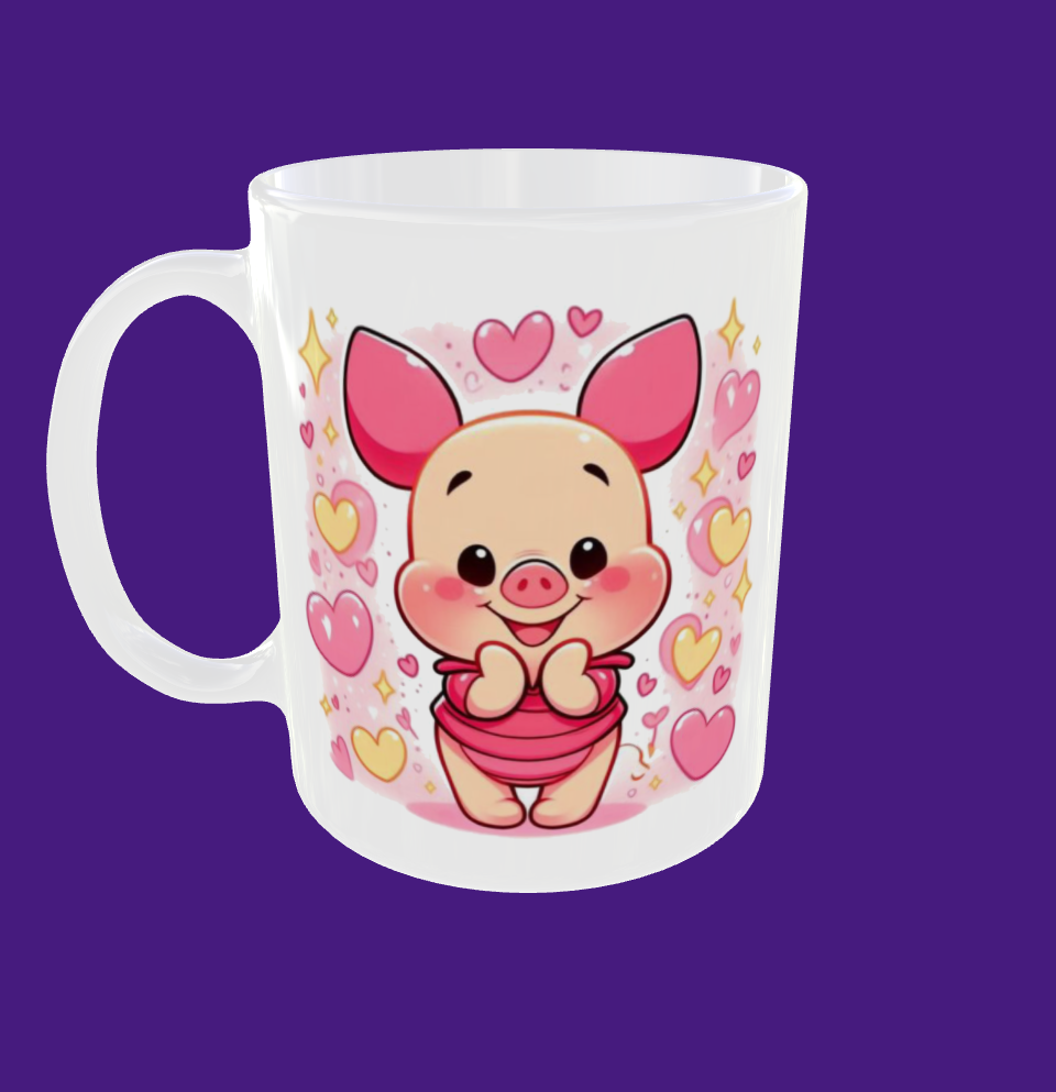 Mug Piglet Corazones